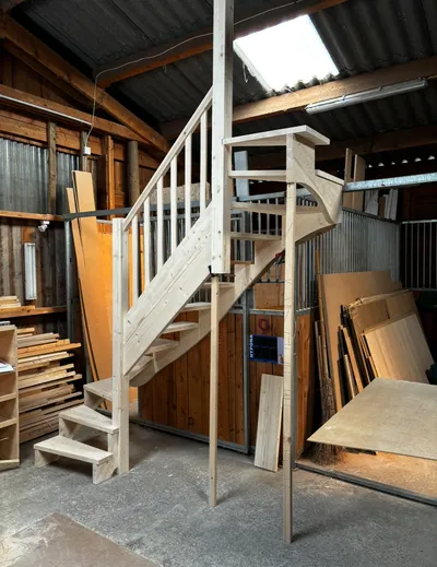 Escalier en bois