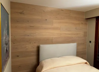 Paroi en parquet