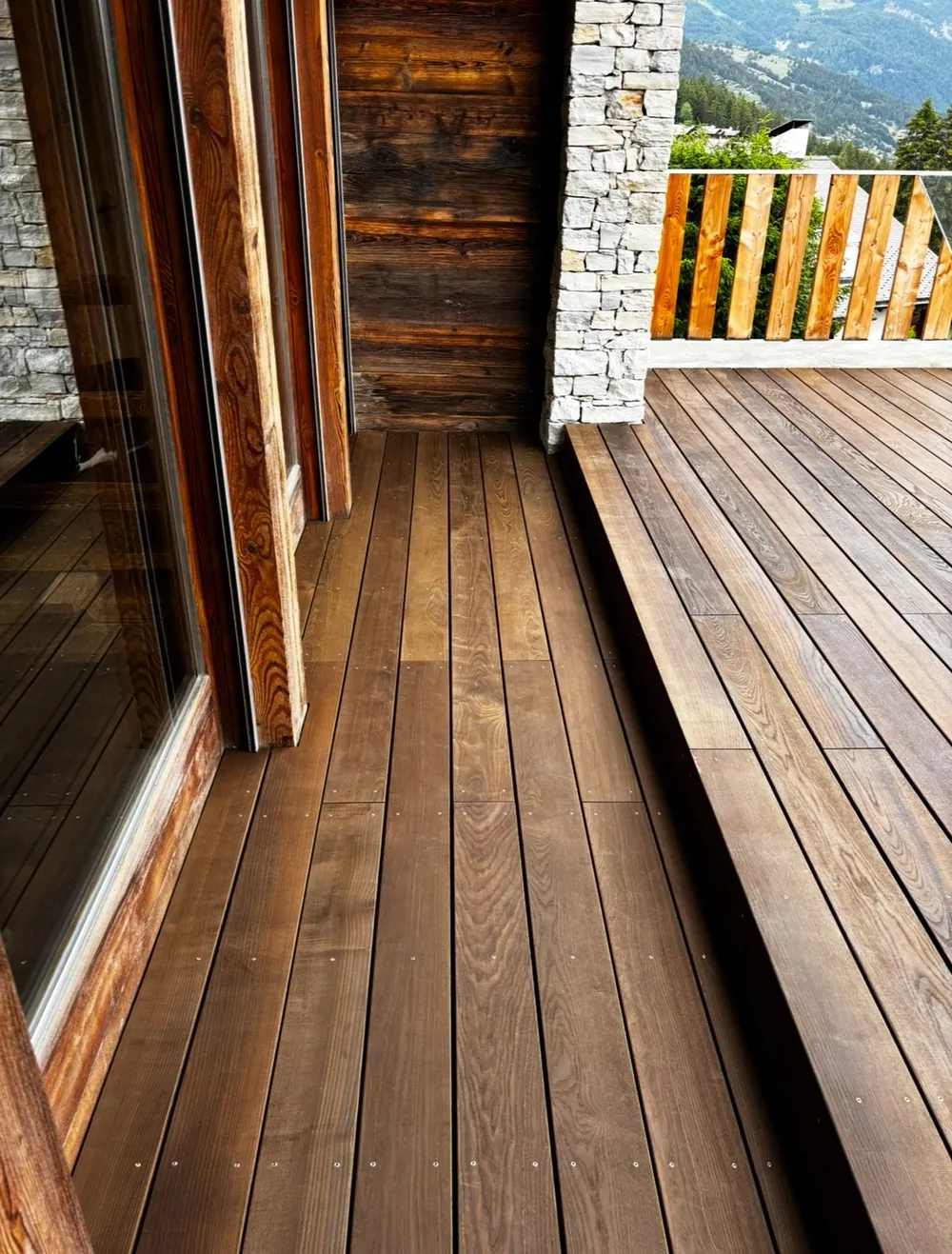 Terrasse en Frêne Thermo – photo 2