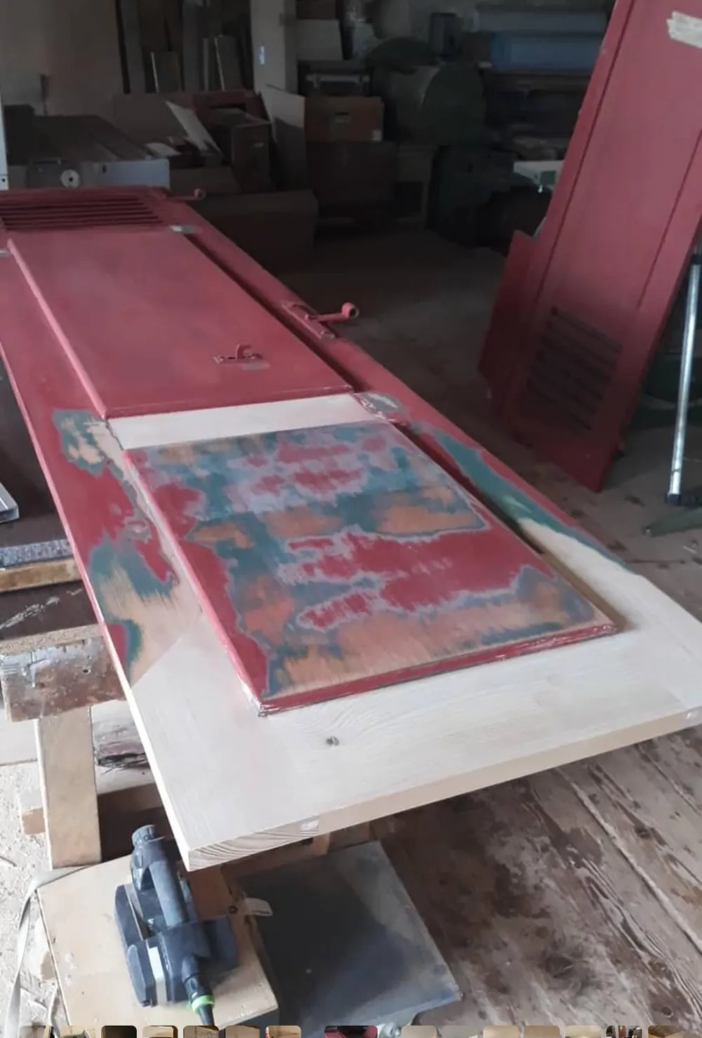 Restauration de volet ancien – photo 3